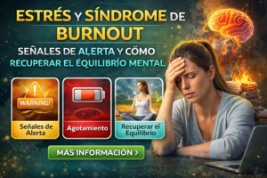 Estrés y síndrome de burnout: señales de alerta y cómo recuperar el equilibrio mental.